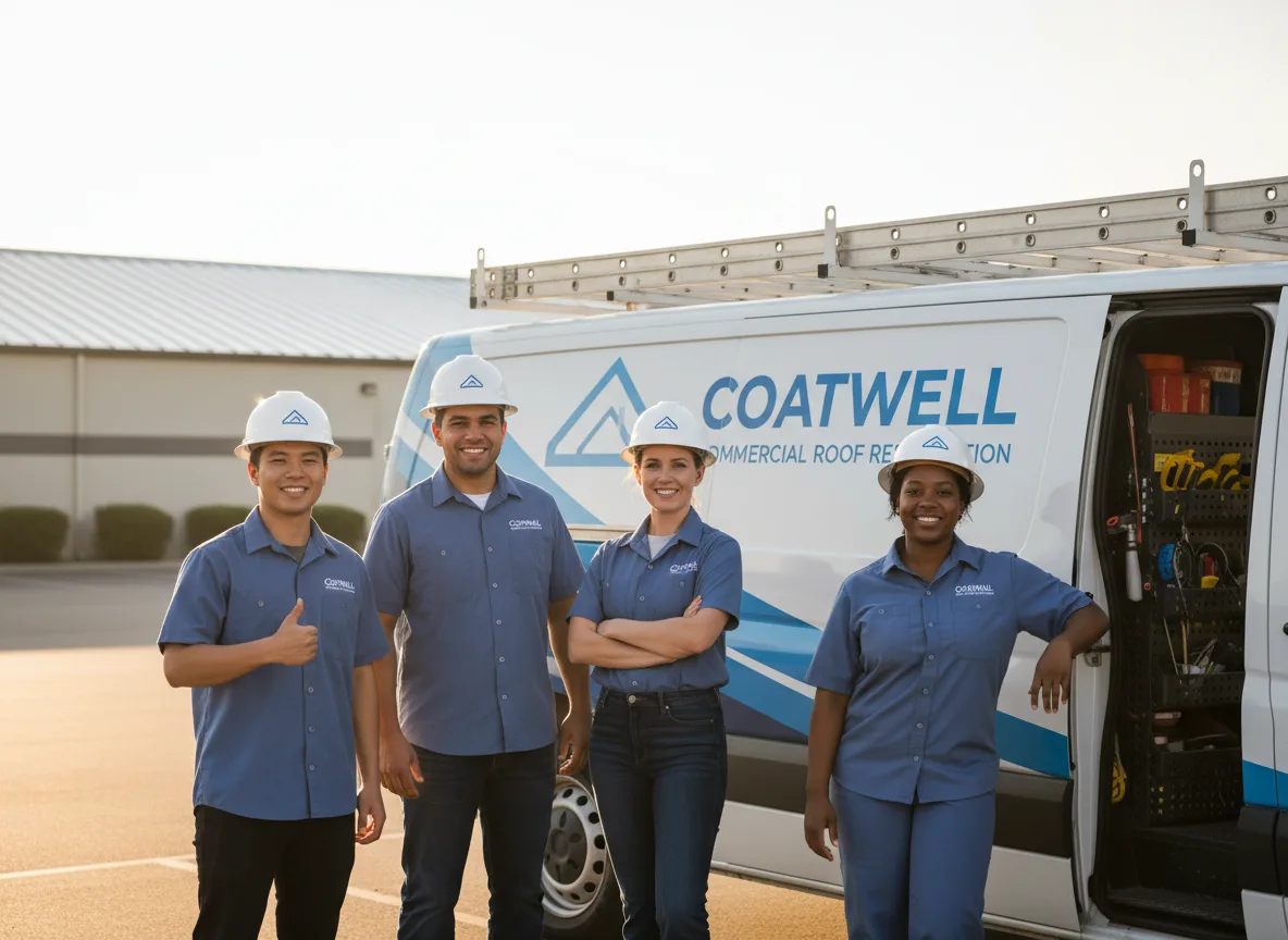 Commercial roof coating company in Exira, IA